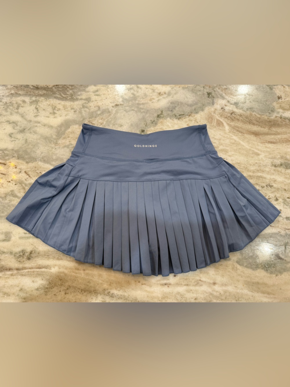 Goldhinge Pleated tennis skirt
